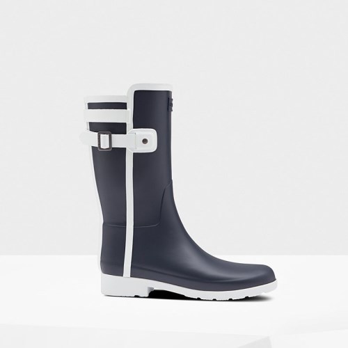 Hunter Refined Slim Fit Contrast Short Wellies (L286X) Ireland
